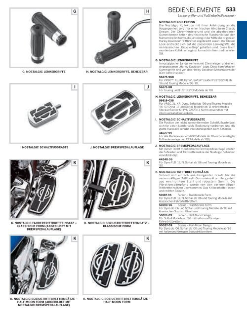 BEDIENELEMENTE & LENKER