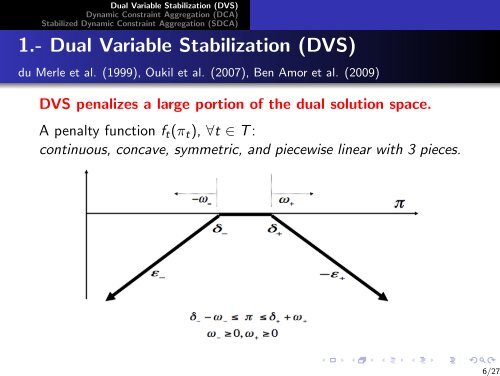 Stabilized Dynamic Constraint Aggregation (SDCA) for ... - gerad