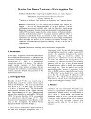 Fluorine Gas Plasma Treatment of Polypropylene Film