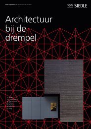 Architectuur bij de drempel - Siedle