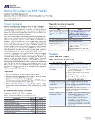 Bovine Virus Diarrhea RNA Test Kit - Applied Biosystems