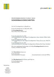 SONDERBAUVORSCHRIFTEN - Gemeinde Glarus Nord