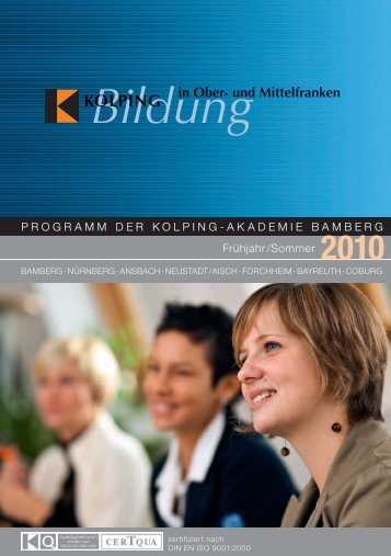 Bildung - Kolping Bildung in Ober- und Mittelfranken