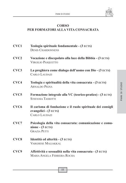 GUIDA ACCADEMICA 2012 - 2013 - Teresianum