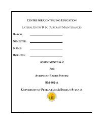 BM 502 Avionics- Radio System - Centre for Aviation Studies