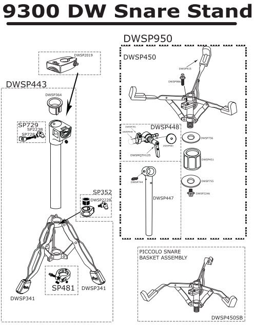 9300 DW Snare Stand