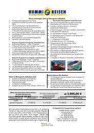 Flyer HUMMI-Reisen 15Tg Neuseeland 12