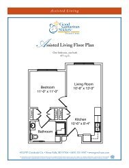 Assisted Living Floor Plan - Good Samaritan Society