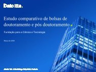 Estudo comparativo de bolsas de doutoramento e pÃ³s ... - FCT