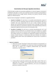 Instructivo para incorporar los vencimientos a su agenda ... - Arba
