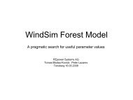 WindSim Forest Model