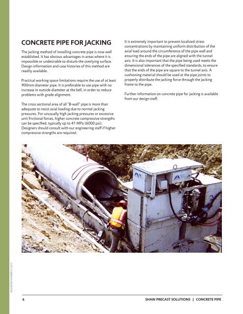 Concrete Pipe - Shaw Precast Solutions