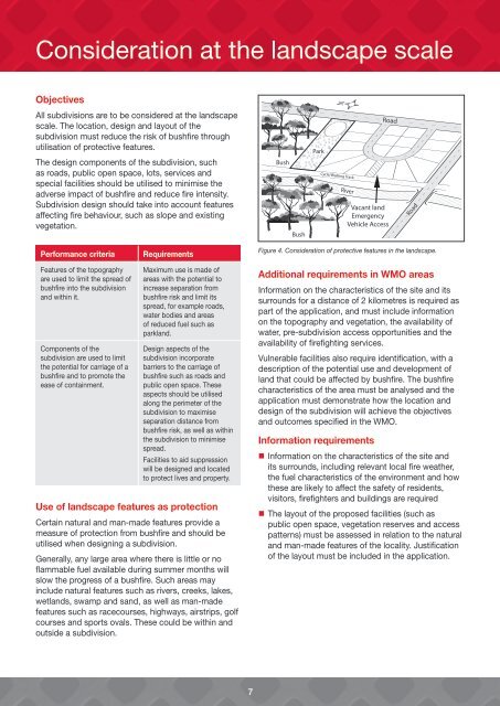 Subdivision in bushfire-prone areas - Country Fire Authority