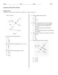 Geometry EOC Review Packet.tst