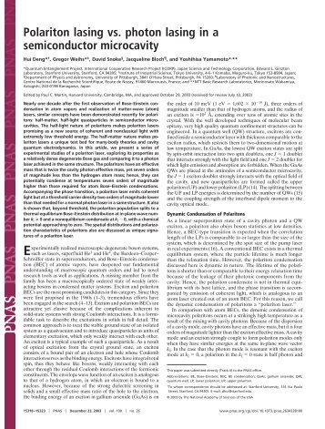 Polariton lasing vs. photon lasing in a semiconductor microcavity