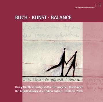 Buch . Kunst . Balance - Deutsche Nationalbibliothek