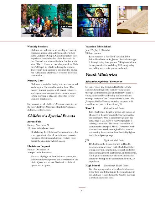 Parish Resource Guide - St. James's Episcopal Church