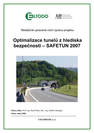 Optimalizace tunelÅ¯ - ÅeditelstvÃ­ silnic a dÃ¡lnic