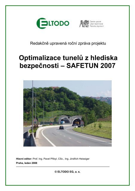 Optimalizace tunelÅ¯ - ÅeditelstvÃ­ silnic a dÃ¡lnic