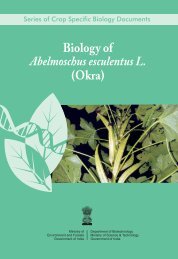 Biology of Okra - IGMORIS - Indian GMO Research Information System