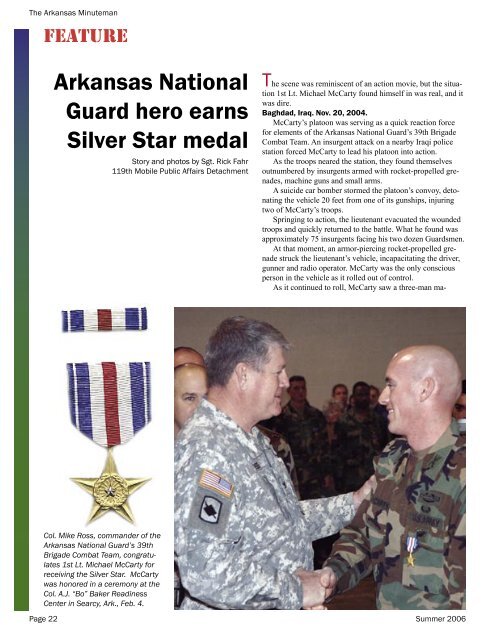 Fighting New Battles - Arkansas National Guard