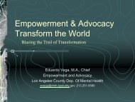 Empowerment & Advocacy Transform the World Powerpoint