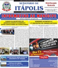 INFORMATIVO AO MUNÃCIPE - Prefeitura Municipal de ItÃ¡polis