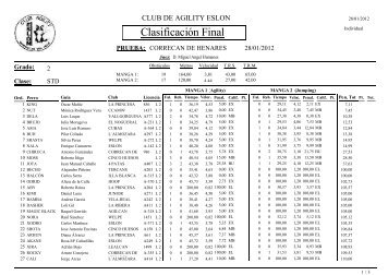 Grado 2 - Club de Agility Eslon