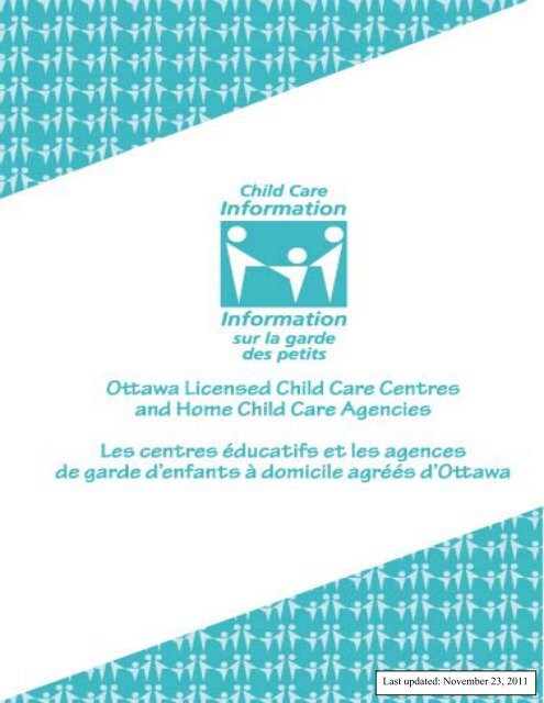 Directory Child Care Information