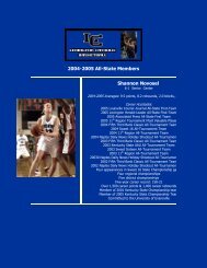 2004-05 All-State Members - Lexington Catholic High School