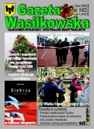 Numer 102 - Gazeta Wasilkowska - WasilkÃ³w