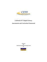 California ICT Digital Literacy Assessments and Curriculum ...