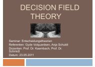 DECISION FIELD THEORY