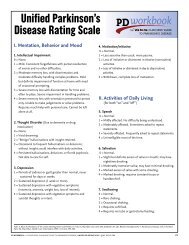 Unified Parkinson's Disease Rating Scale - Medscape