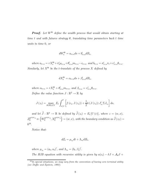 Dynamic Hedging with Stochastic Differential Utility