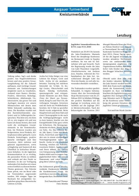 Ausgabe 05_2010 - Aargauer Turnverband