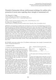 Potential of potassium silicate reinforcement technique for earthen ...