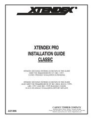 XTENDEX CLASSIC DECKING INSTA... - McFarland Cascade