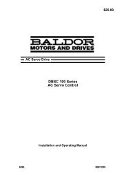 Baldor manual