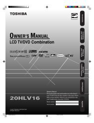 Owner's Manual - Specs and reviews at HDTV Review