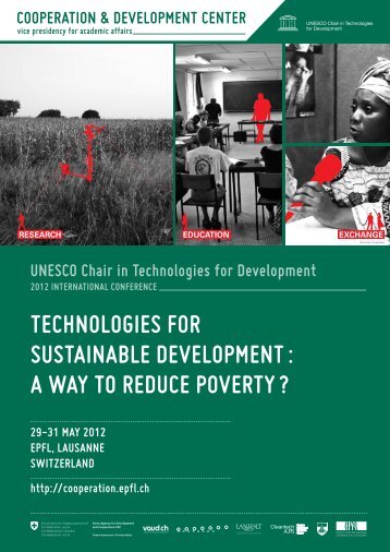 TEChNOLOgIES FOR SuSTAINABLE DEVELOPMENT : A WAy TO ...