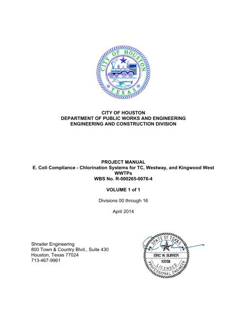 Project Manual R-000265-0076-4 - Public Works & Engineering