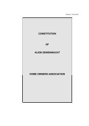 to download Constitution of the Home Owners Association document