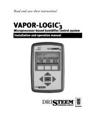 VAPOR-LOGIC® - DRI-STEEM