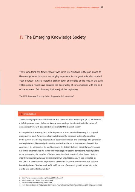 Building the Knowledge Society - Department of Communications ...