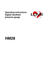 Series HM28 Handheld Digital Manometer Service ... - Solutions Direct