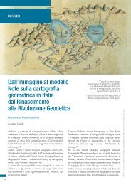 Dall'immagine al modello Note sulla cartografia geometrica in Italia ...