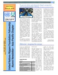 Volume 2 issue 1 - United Nations â Nippon Foundation Fellowship ...