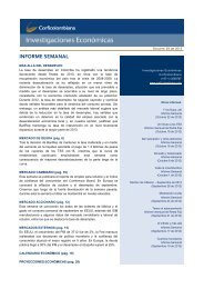 Informe Semanal - Corficolombiana