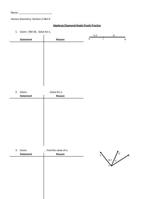Algebra worksheet section 10.6 answers